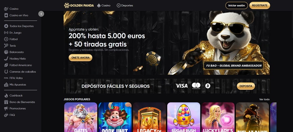 Golden panda